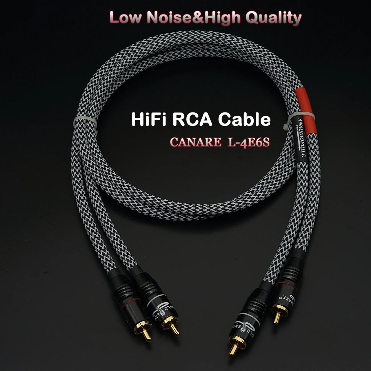 Pair CANARE Proferssional RCA Audio Cable 0.3m-5m For HiFi Amplifier Preamp Headphone AMP DAC 1