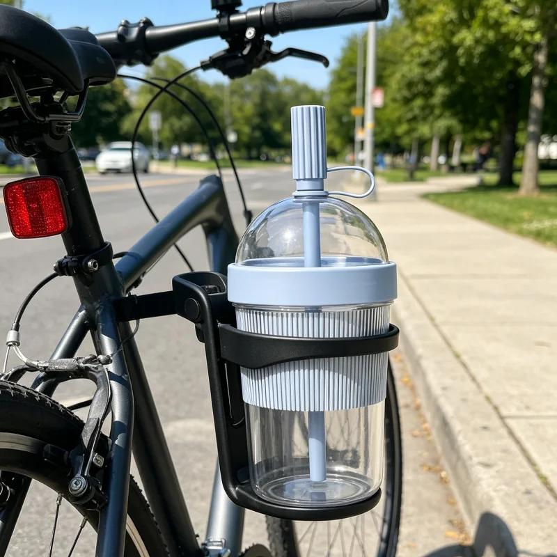 Transparent Plastic Coffee Cup Tumbler With Straw Leakproof Portable Travel Reusable Drink Mug For Home Outdoor Cold Drinks 1