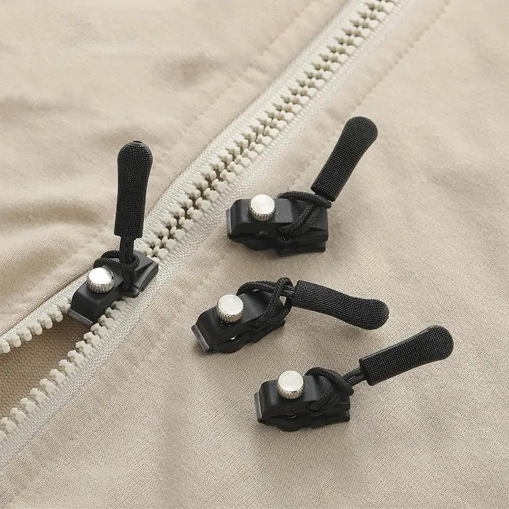 Durable 3 Different Size Zipper Repair Kit DIY Removable Zipper Head Sewing Tools Replacement Bad Buckle Instant Zipper Puller 1