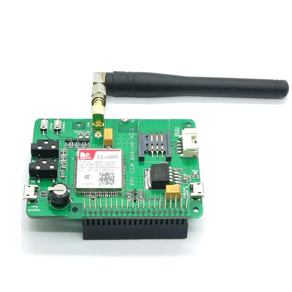 Itead Raspberry Pi 3 Model B+ plus SIM800 GSM/GPRS Module Add-on V2.0 also for Raspberry pi 3 also