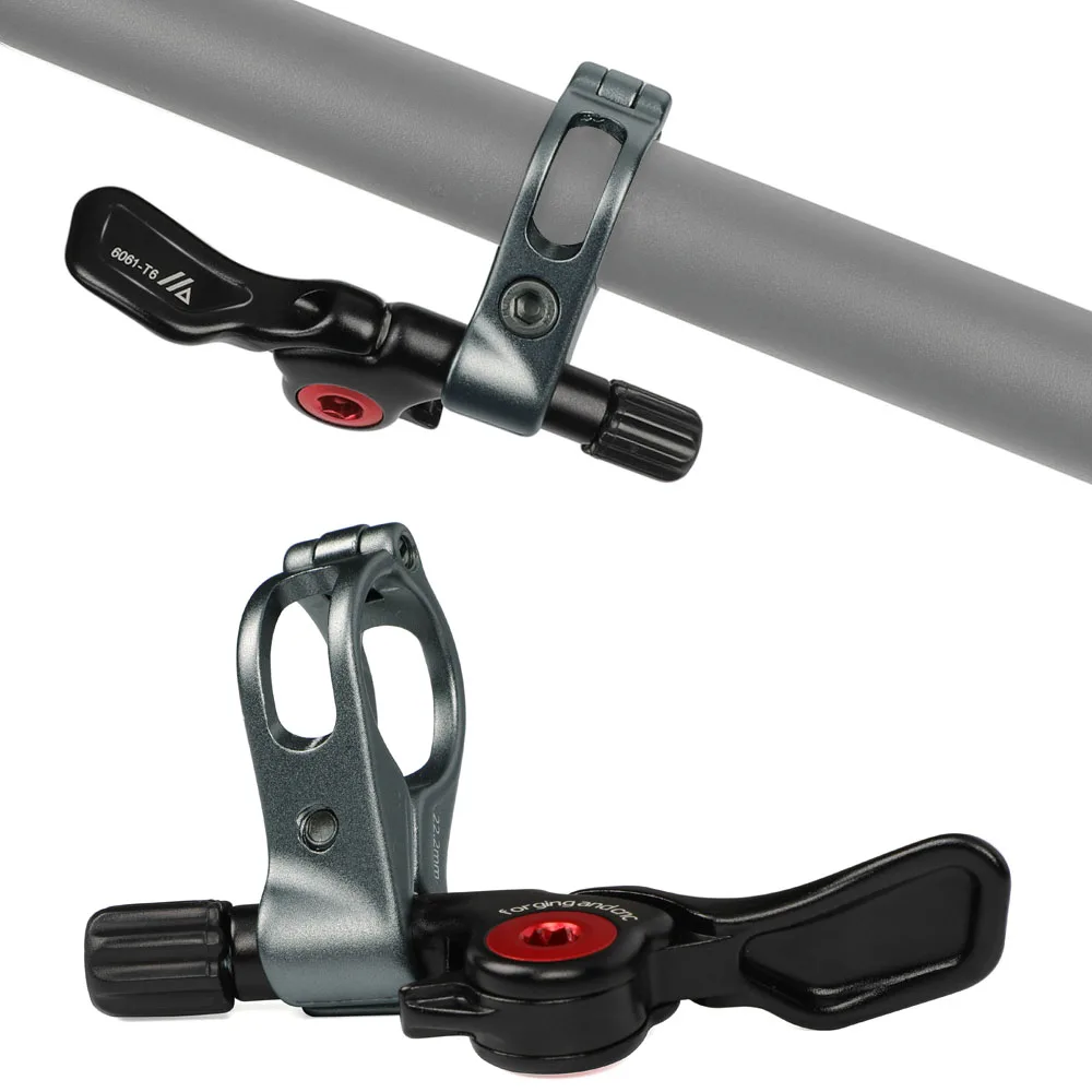 Bicycle Dropper Seatpost Lever 22.2mm Adjustable MTB Road Bike Seat Post Shifter Remote Control CNC Ultralight Seatpost Switch