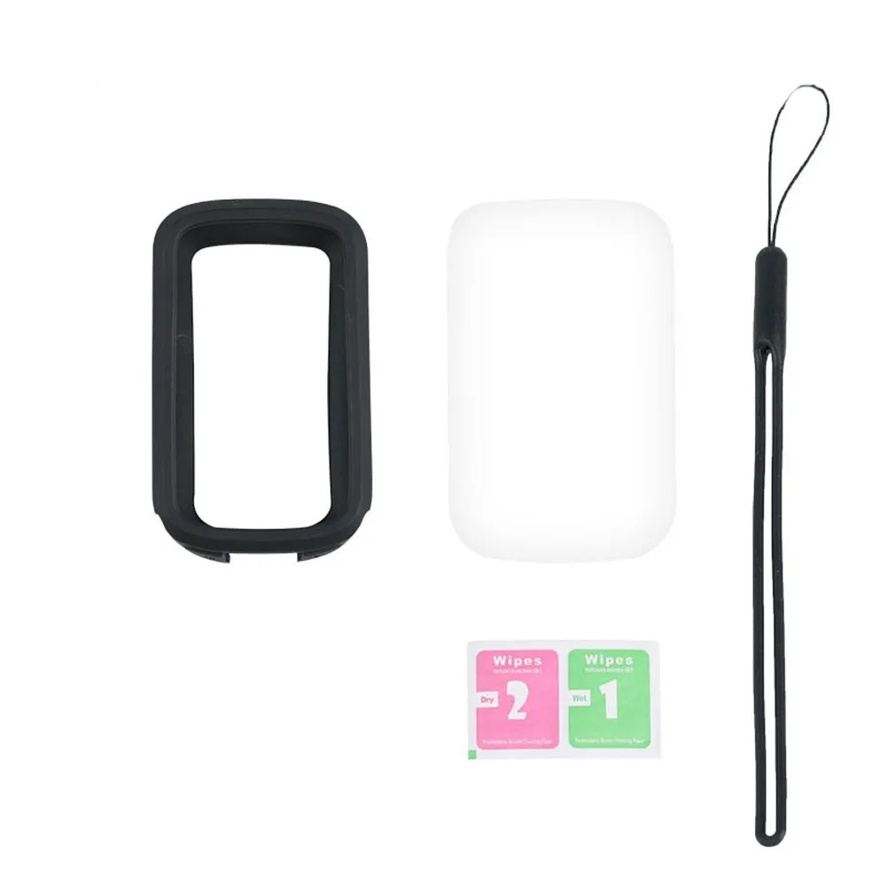 Protective Silicone Cover for For IGPSPORT For BSC100MAX Cycling Computer with Tempered Glass Screen Protector
