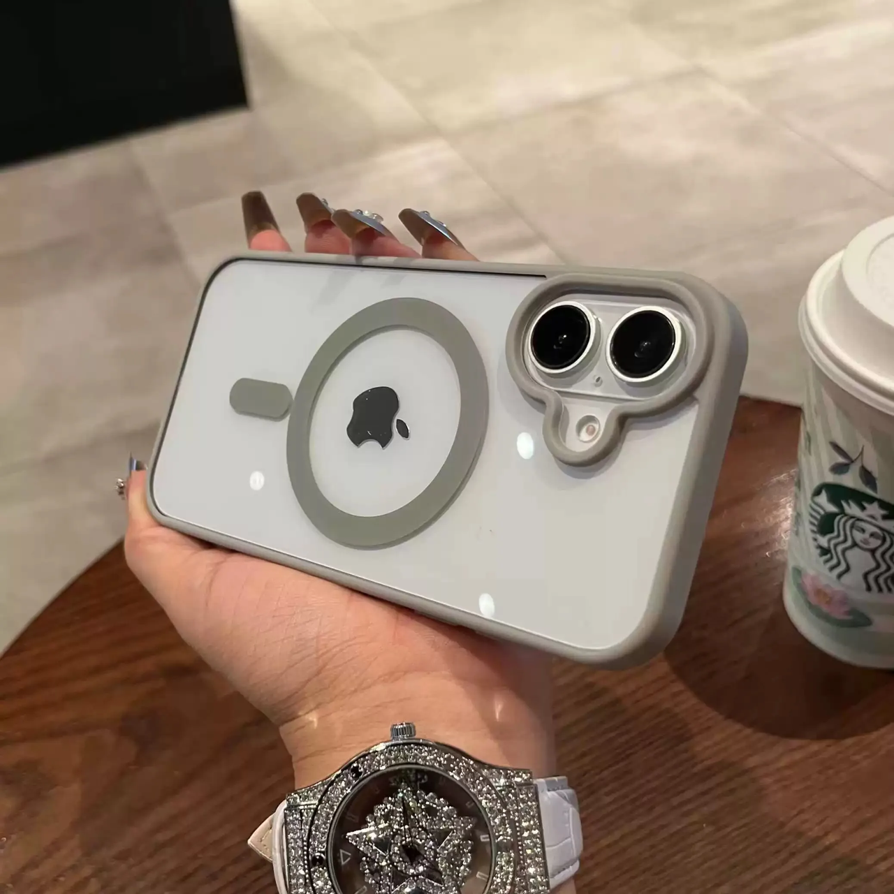 Luxury Shockproof Magsafe Wireless Charge Case For 16 iPhone 17 15 14 Plus 13 12 11 Pro Max Clear Magnet Transpare Bumper Cover