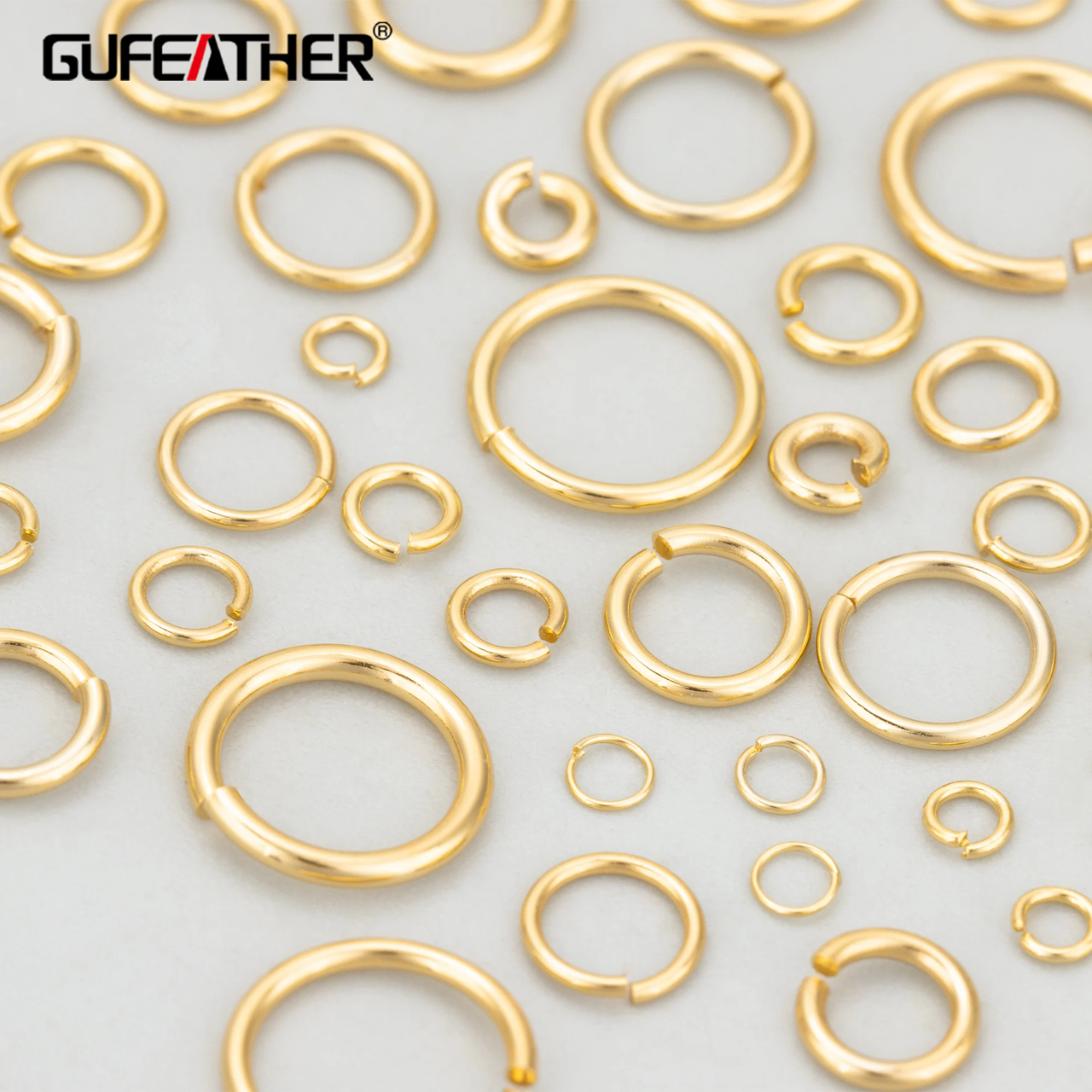 GUFEATHER,one pack/lot,MG93,jewelry accessories,18k gold plated,copper,nickel free,diy accessories,open jump ring,jewelry making