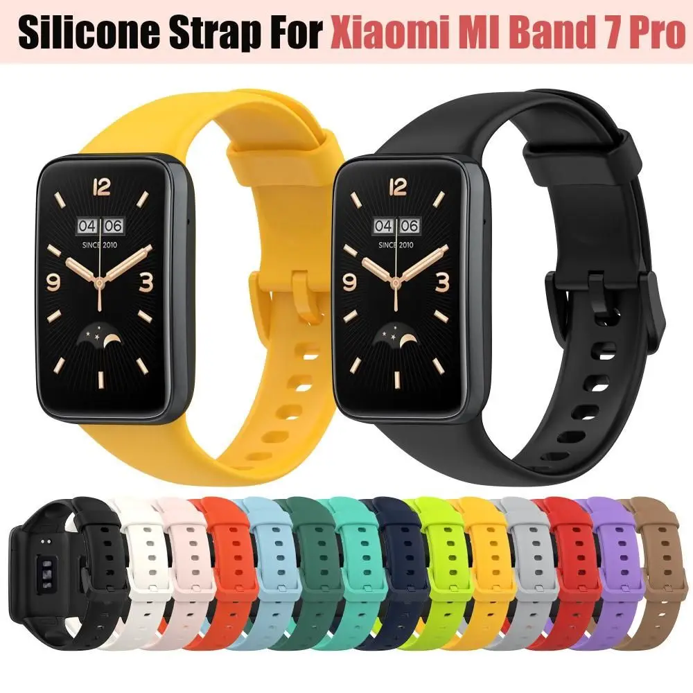 1 Pcs Silicone Strap For Mi Band 7 Pro Replacement Wristband Smart Watch Bracelet For Mi Band 7 Pro Straps Accessories