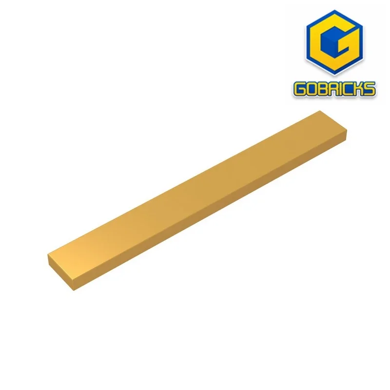 Gobricks GDS-565 Tile 1 x 8 compatible with lego 4162 pieces of children's DIY Educational Particles Building Blocks Technical
