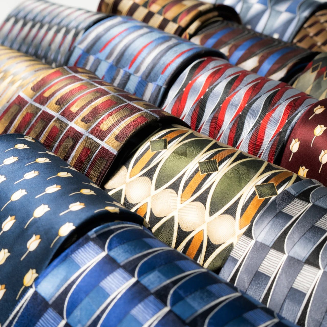 2026 New Tie Men's 100% Silk Tie 10cm Wide Business Wedding Plaid Tie Striped Tie Formal Business Wedding Daily Necktie