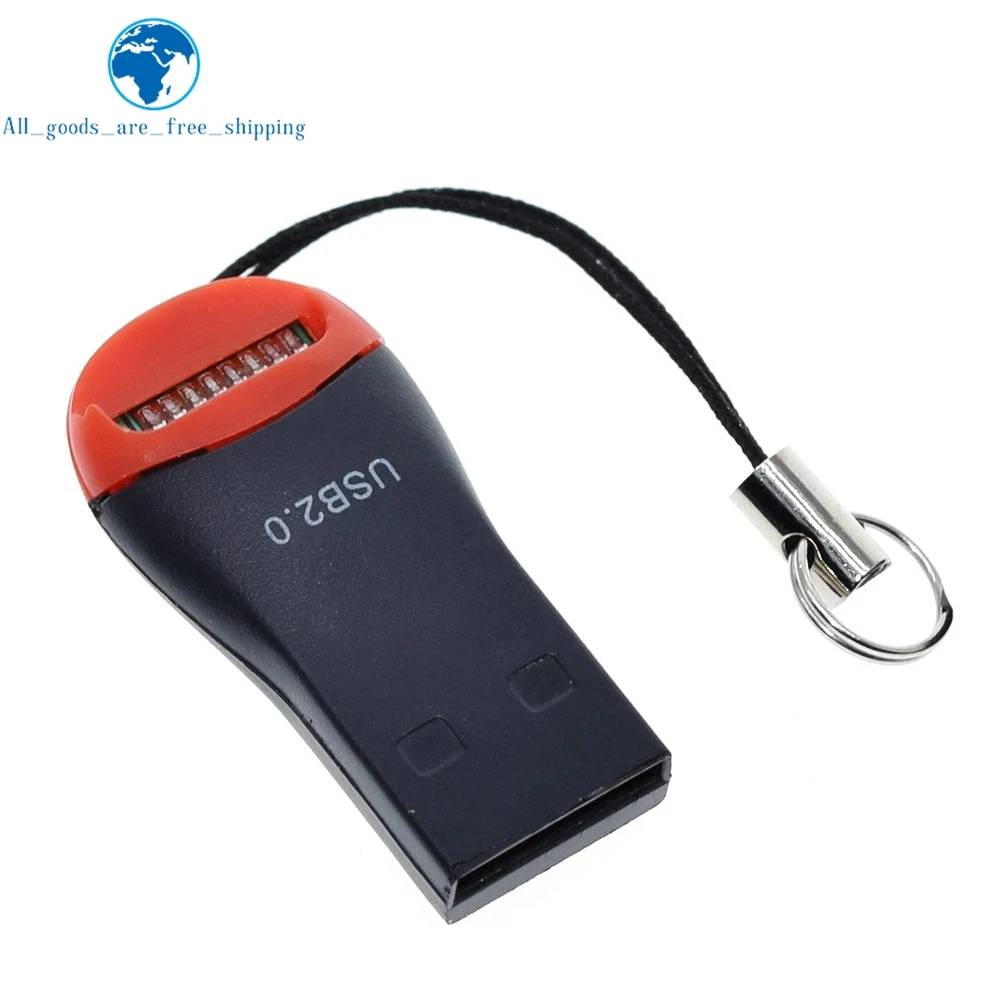TZT 1/3PCS USB 2.0 Micro SD SDHC TF Flash Memory Card Reader Mini Adapter For Laptop