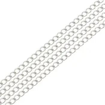 5m/lot 2.5 2.8 3.6 4.8 mm Open Link Ring Extended Extension Necklace Chains Tail Extender Chain For DIY Jewelry Making Supplies 7