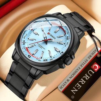 CURREN New Watches for Men Top Brand Luxury Fashion Business Quartz Men’s Wristwatch Stainless Steel Waterproof Sports Clock 1