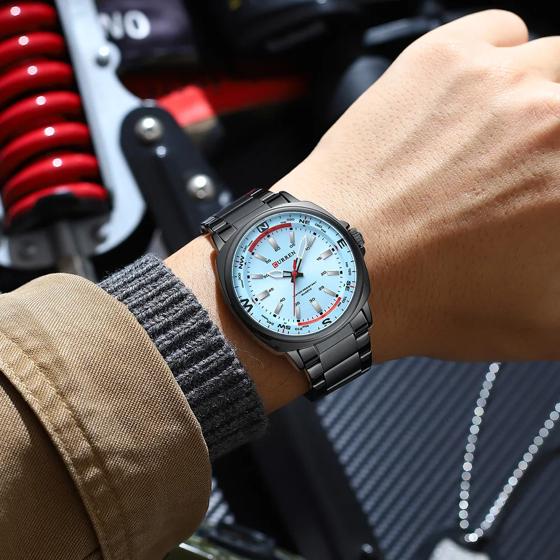 CURREN New Watches for Men Top Brand Luxury Fashion Business Quartz Men’s Wristwatch Stainless Steel Waterproof Sports Clock 3