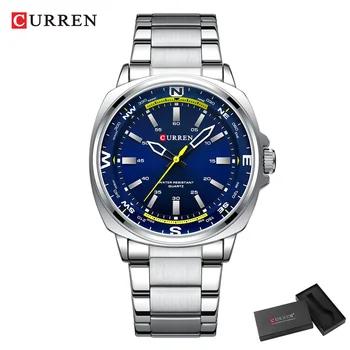 CURREN New Watches for Men Top Brand Luxury Fashion Business Quartz Men’s Wristwatch Stainless Steel Waterproof Sports Clock 9