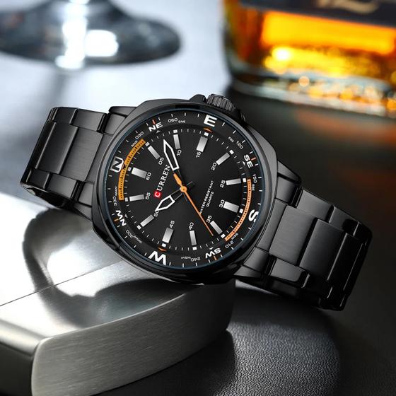 CURREN New Watches for Men Top Brand Luxury Fashion Business Quartz Men’s Wristwatch Stainless Steel Waterproof Sports Clock 6