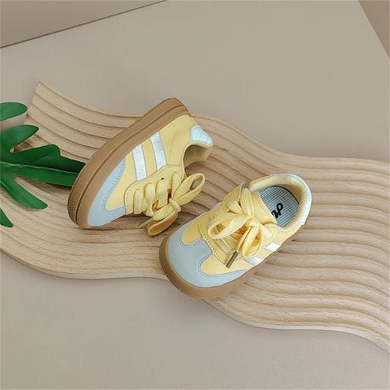 2025 New Spring Baby Shoes Leather Toddler Kids Sneakers Outdoor Boys Tennis Soft Sole Fashion Little Girls Sneakers EU 16-25 3