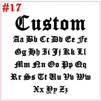 12MM Men' Gothic Rings Personalized Old English Hip-hop Name Ring Customized Couple Wedding Rings Stainless Steel Jewelry Gift 9