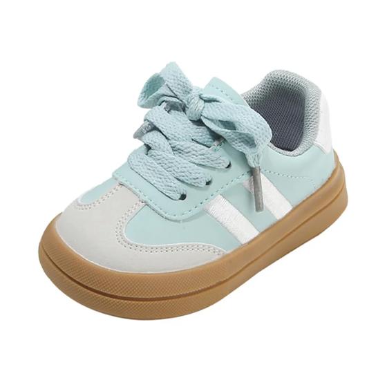 2025 New Spring Baby Shoes Leather Toddler Kids Sneakers Outdoor Boys Tennis Soft Sole Fashion Little Girls Sneakers EU 16-25 6