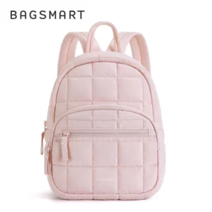 BAGSMART Small Backpacks Women Cute Girl College Book Bag Multi-function Mini Daypack for leisure Travel Simple Female Backpack