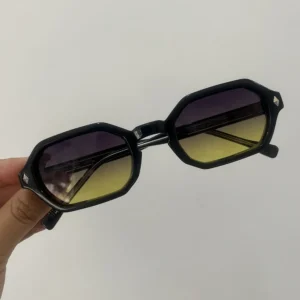 Vintage Hexagon Sunglasses Women For Men Male Sun Glasses Luxury Brand Designer Popular Punk Outdoor Small Frame Shades UV400