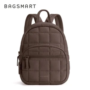 BAGSMART Small Backpacks Women Cute Girl College Book Bag Multi-function Mini Daypack for leisure Travel Simple Female Backpack