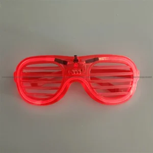Wholesale Price Wedding Glasses Costumes Accessory Glasses Bar Dance Night Sunglasses Flashing Neon Shutter Glasses