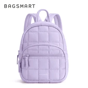 BAGSMART Small Backpacks Women Cute Girl College Book Bag Multi-function Mini Daypack for leisure Travel Simple Female Backpack