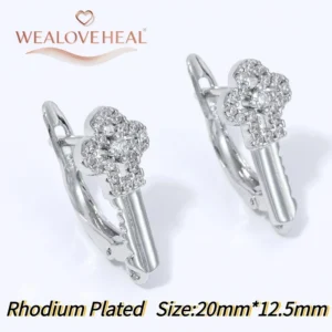 18K Gold Plated Brass Fan Shape Flower Lever Back Earring Hooks, Pave Zircon Yellow Daisy Ear Wire for DIY Jewelry Findings