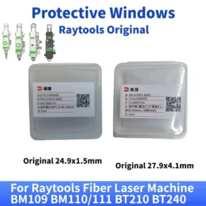Raytools Original Protective Windows 27.9x4.1mm 211LCG0037E 24.9x1.5 211LCG0020E Protection Lens For Raytools BT240S BT220 BM111