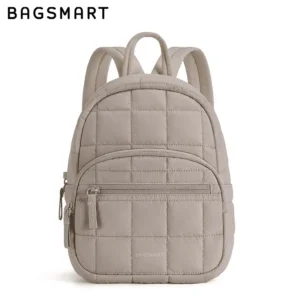BAGSMART Small Backpacks Women Cute Girl College Book Bag Multi-function Mini Daypack for leisure Travel Simple Female Backpack