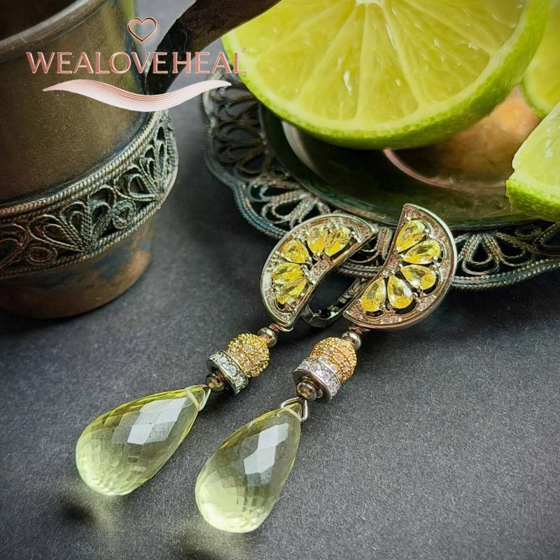 18K Gold Plated Brass Fan Shape Flower Lever Back Earring Hooks, Pave Zircon Yellow Daisy Ear Wire for DIY Jewelry Findings
