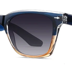 Swanwick TR90 Retro Polarized Sunglasses Men Acetate Square Sun Glasses for Women Unisex UV400 Grey Black European Style