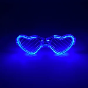 Wholesale Price Wedding Glasses Costumes Accessory Glasses Bar Dance Night Sunglasses Flashing Neon Shutter Glasses