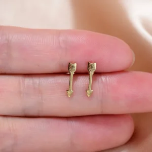 Stainless Steel Mini Earrings Girls Minimalist Punk Gold Color Coconut Tree Dolphin Star Moon Stud Earring Party Jewelry Brincos