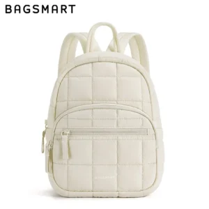 BAGSMART Small Backpacks Women Cute Girl College Book Bag Multi-function Mini Daypack for leisure Travel Simple Female Backpack