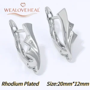 18K Gold Plated Brass Fan Shape Flower Lever Back Earring Hooks, Pave Zircon Yellow Daisy Ear Wire for DIY Jewelry Findings