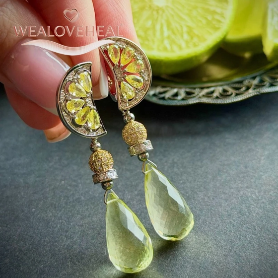 18K Gold Plated Brass Fan Shape Flower Lever Back Earring Hooks, Pave Zircon Yellow Daisy Ear Wire for DIY Jewelry Findings