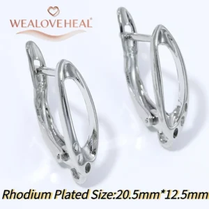 18K Gold Plated Brass Fan Shape Flower Lever Back Earring Hooks, Pave Zircon Yellow Daisy Ear Wire for DIY Jewelry Findings
