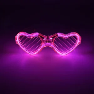 Wholesale Price Wedding Glasses Costumes Accessory Glasses Bar Dance Night Sunglasses Flashing Neon Shutter Glasses